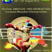 European Muaythai Championship 2013 - Official Poster